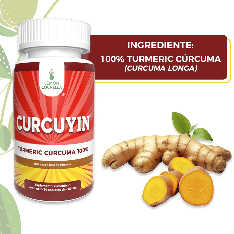 3 PACK CURCUYIN 30 CAPLETAS DE 860 MG