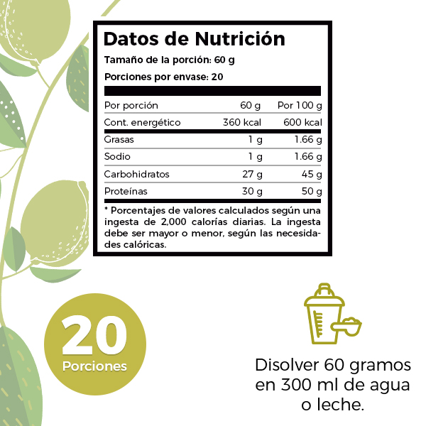 ALBUMINA DE HUEVO 1.2 KG LEMON COCHELLA