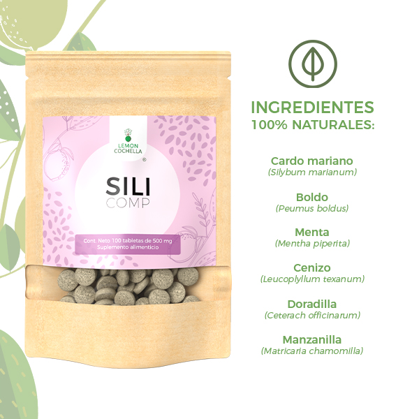 SILI COMP 100 TABS LEMON COCHELLA