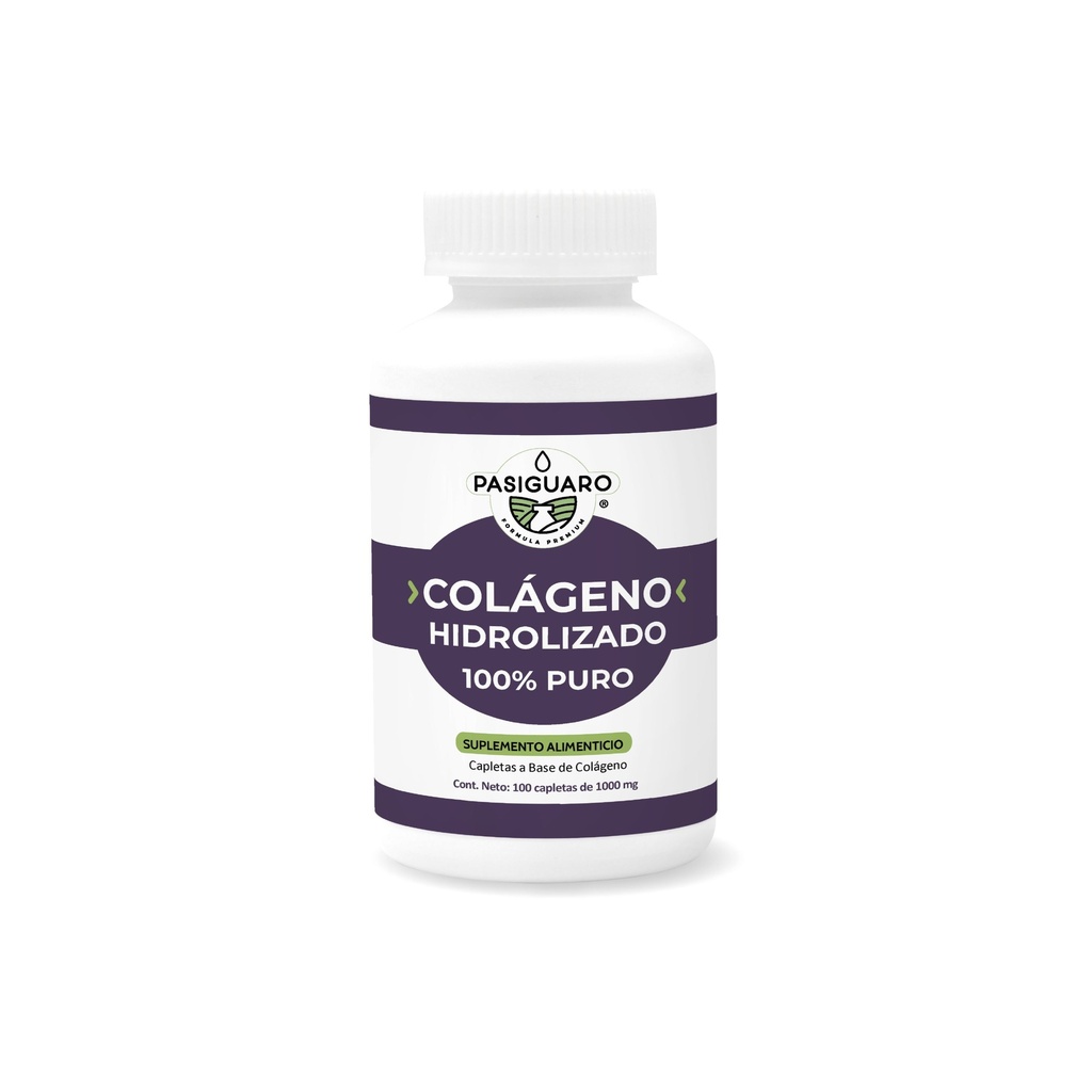 COLAGENO HIDROLIZADO 100% PURO 100 CAPS PASIGUARO