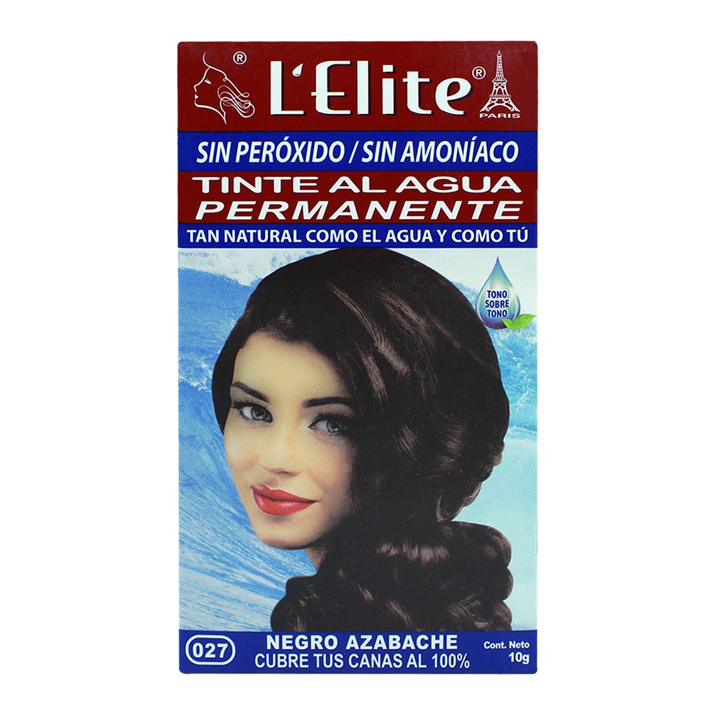 TINTE 027 NEGRO AZABACHE 1 PZA ELITE