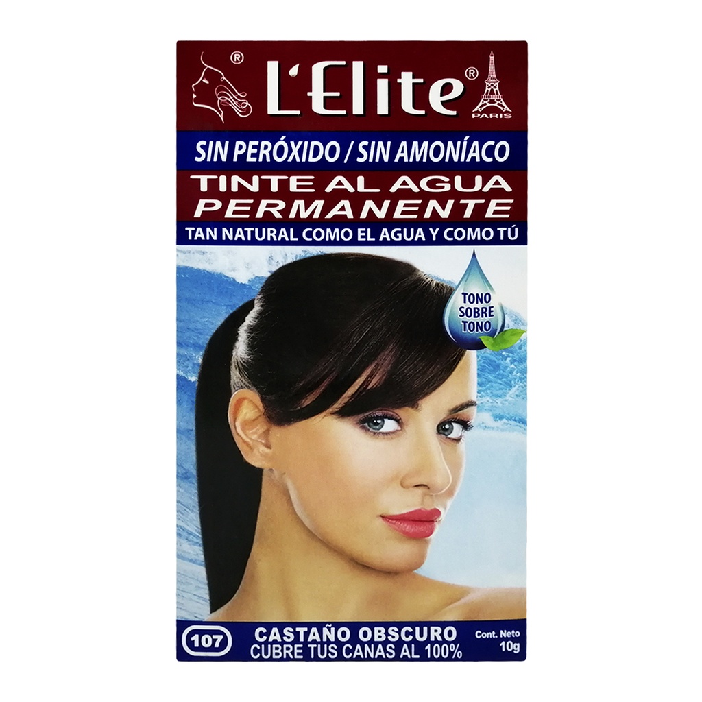 TINTE 107 CASTAÑO OSCURO 1 PZA ELITE