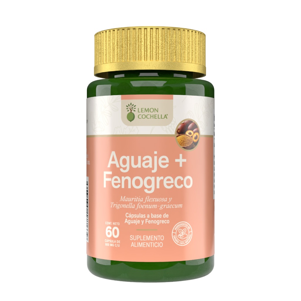 AGUAJE CON FENOGRECO 60 CAPS LEMON COCHELLA