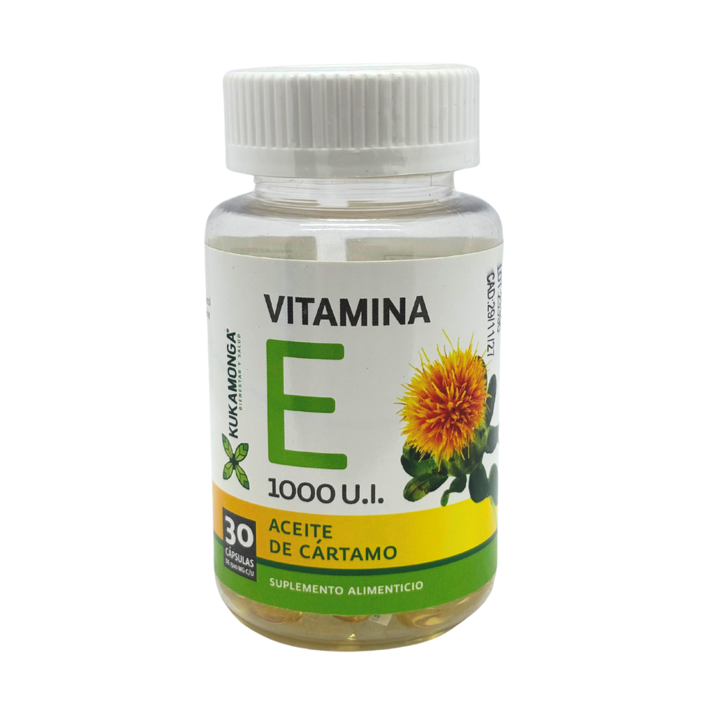 VITAMINA E CARTAMO 1000U.I 30 CAPS KUKAMONGA