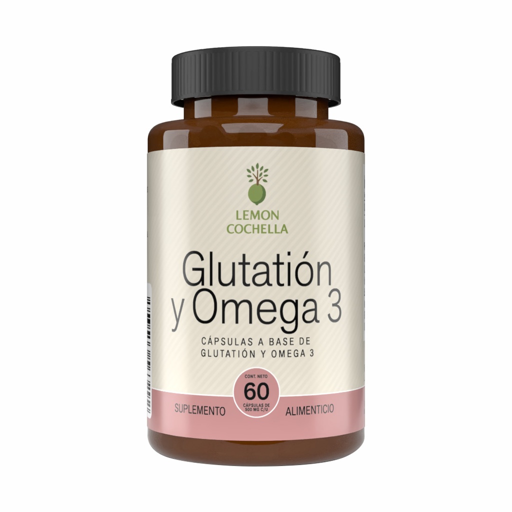GLUTATION CON OMEGA 3 60 CAPS LEMON COCHELLA