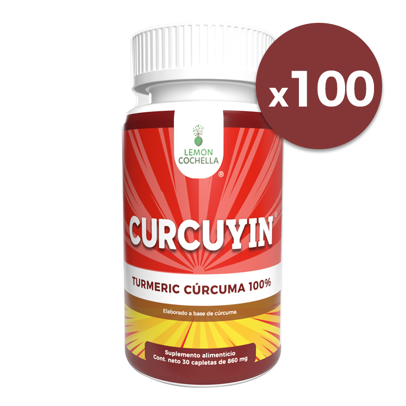 100 PACK CURCUYIN 30 CAPLETAS LEMON COCHELLA