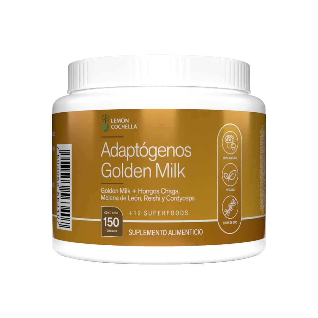 ADAPTÓGENOS GOLDEN MILK 150 GRS