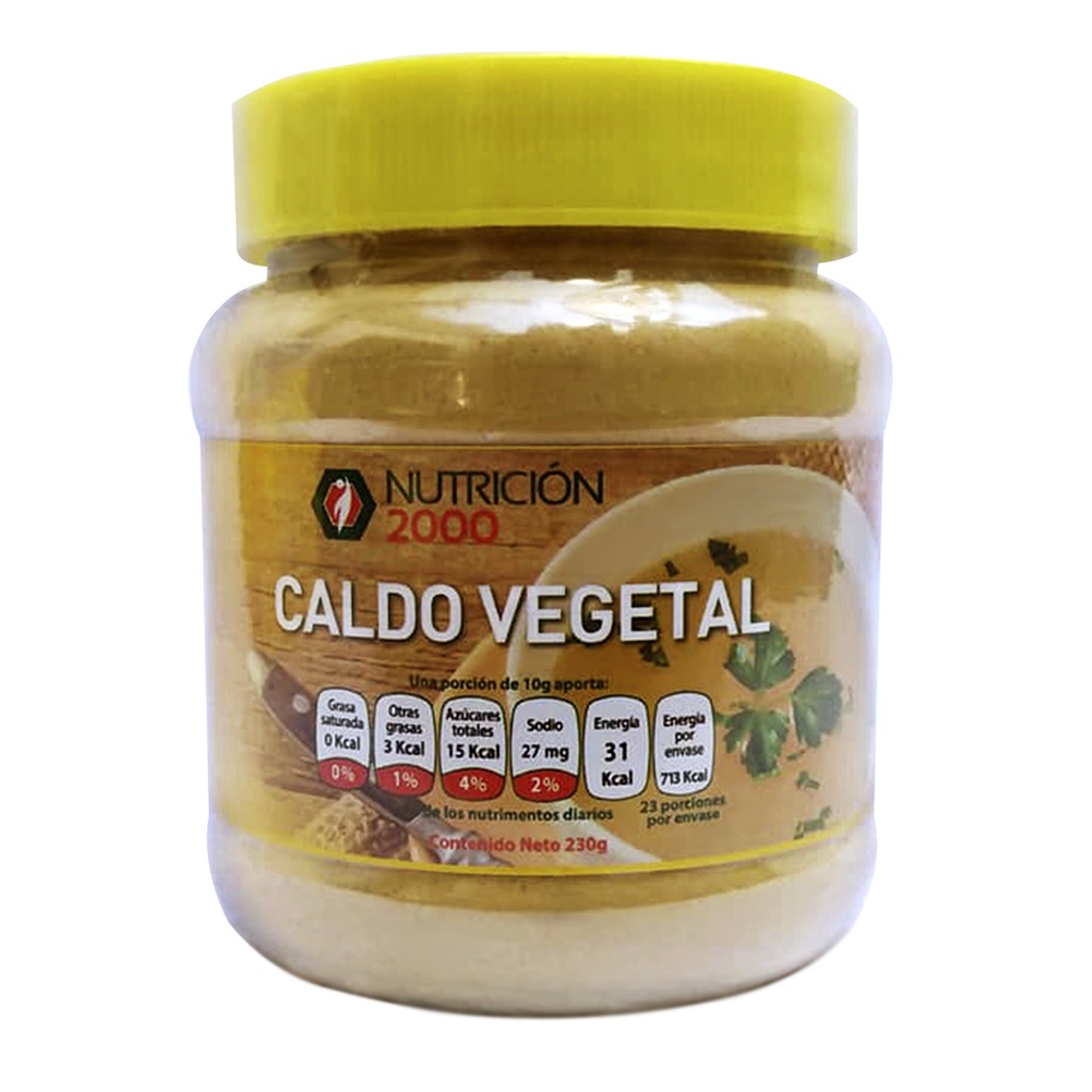 CALDO VEGETAL 230 GRS NUT 2000
