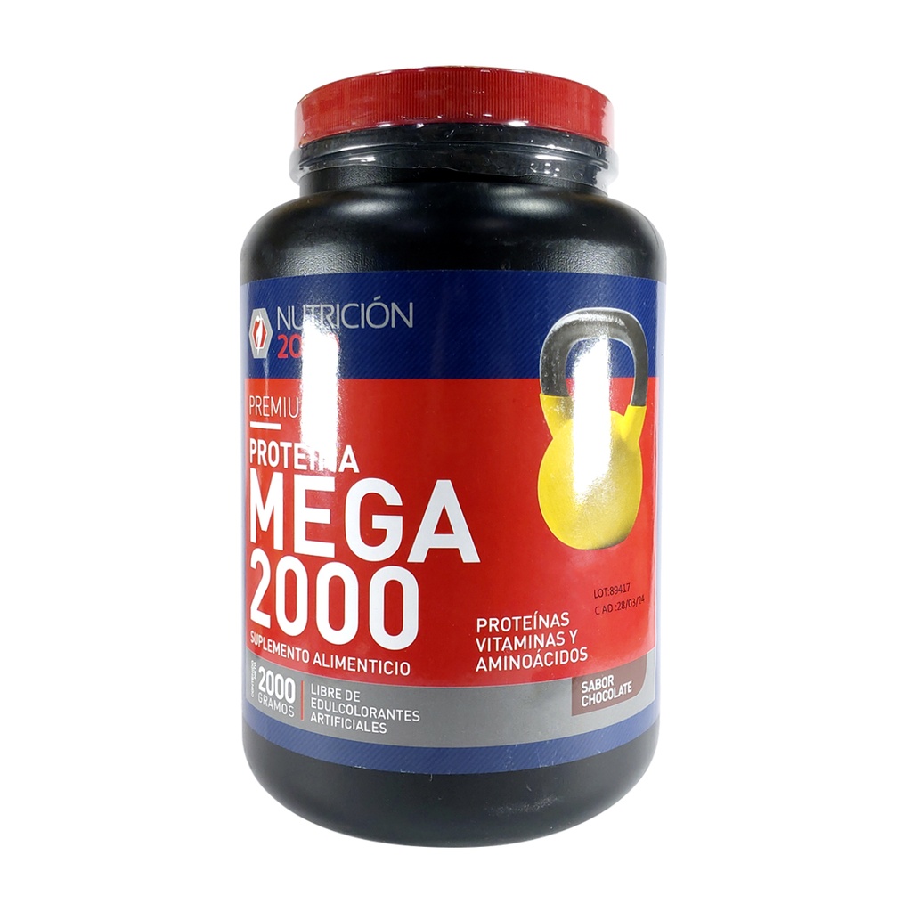 PROTEÍNA MEGA 2000 CHOCOLATE 2 KG NUT 2000