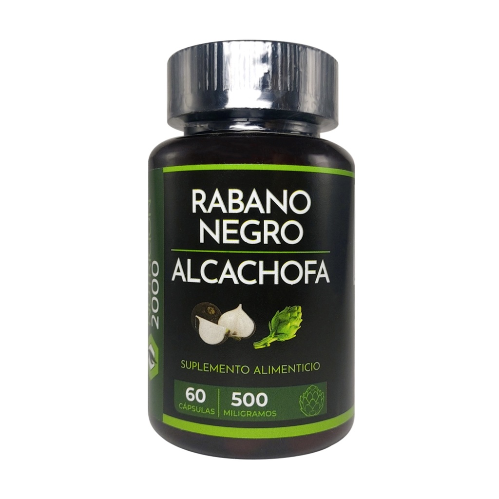 RABANO NEGRO CON ALCACHOFA 60 CAPS NUT 2000