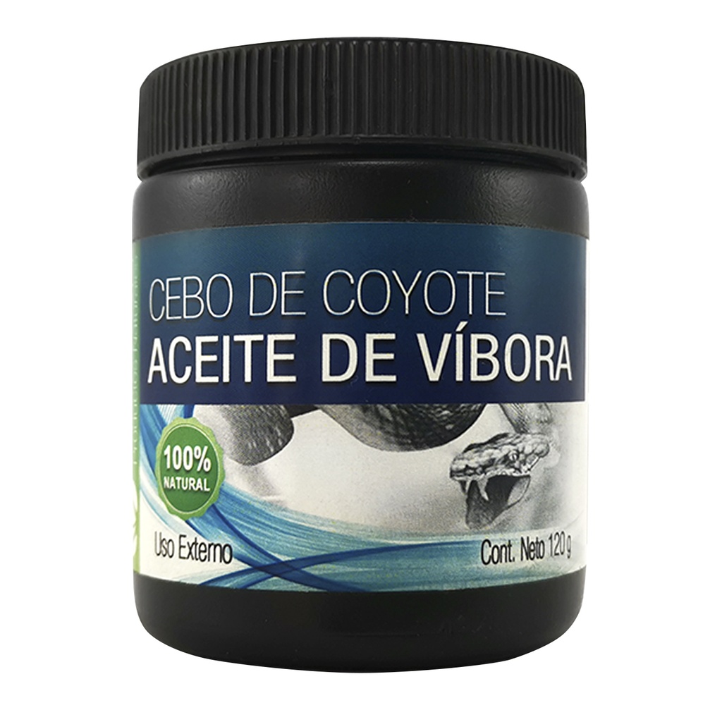 POMADA CEBO DE COYOTE Y ACEITE DE VÍBORA 120 GRS PASIGUARO