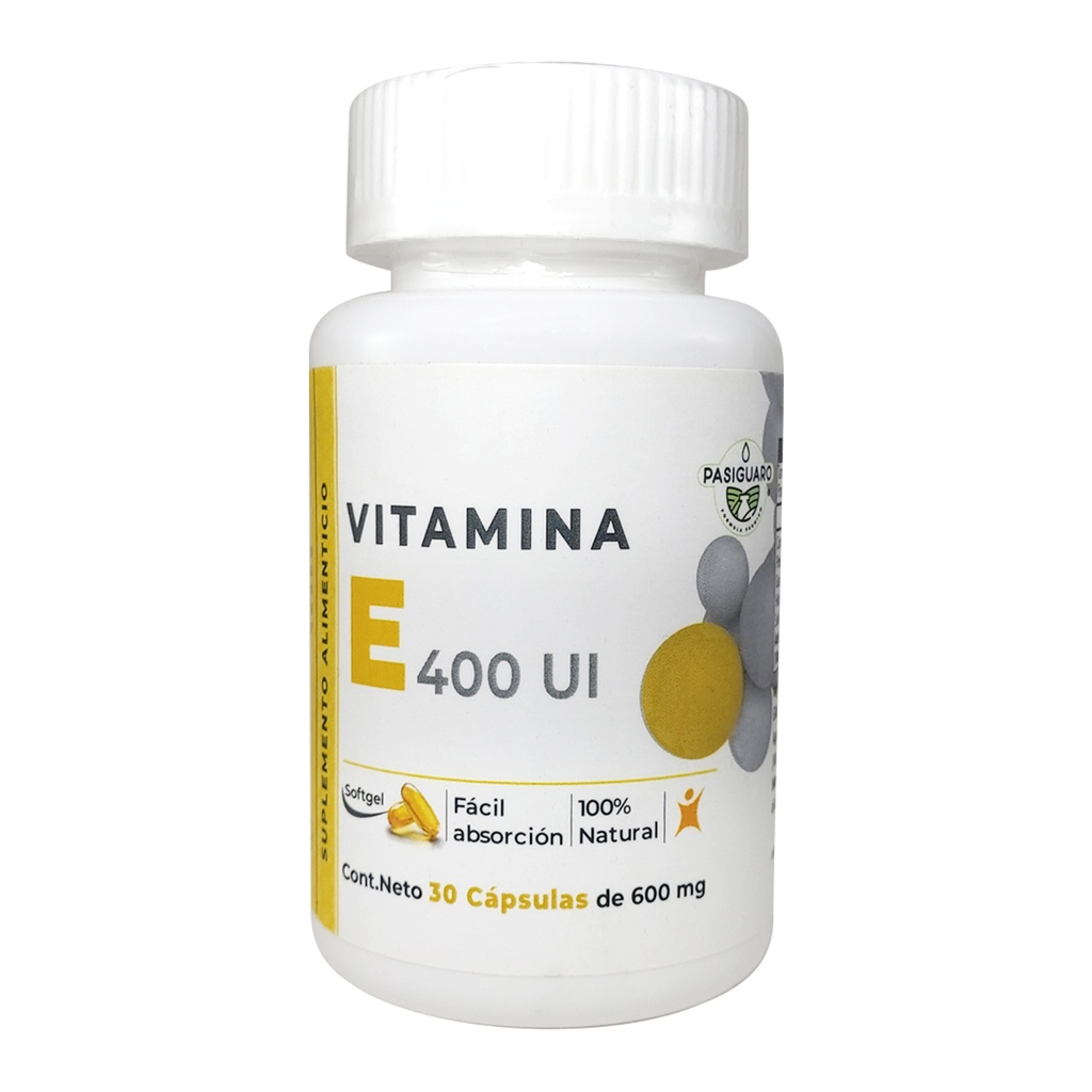 VITAMINA E 400 UI 30 CAPS PASIGUARO