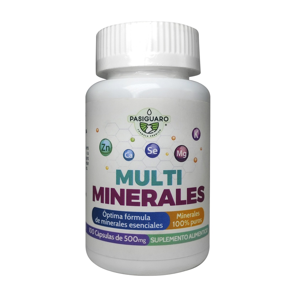MULTI MINERALES 100 CAPS PASIGUARO