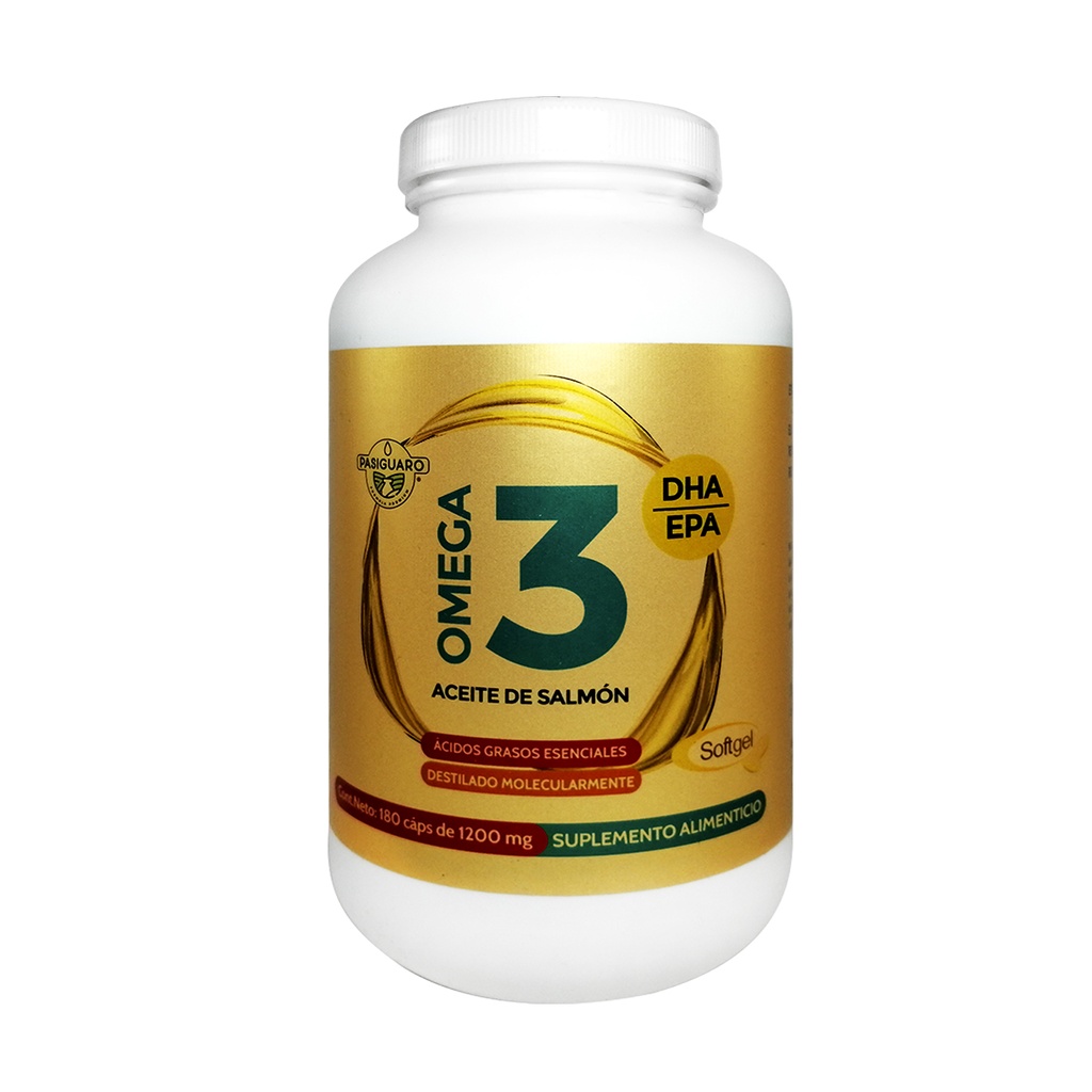 OMEGA 3 SALMON OIL 180 CAPS PASIGUARO