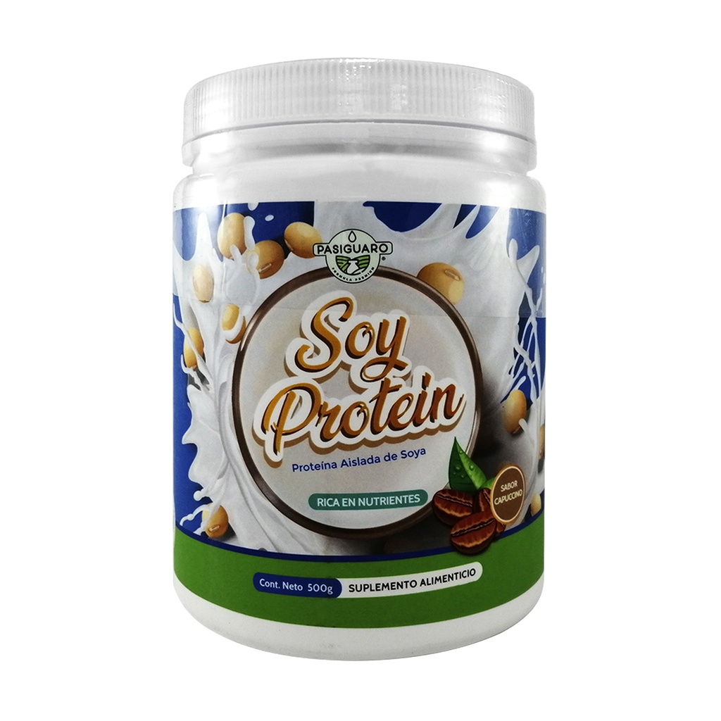 SOY PROTEIN CAPUCHINO 500 GRS PASIGUARO