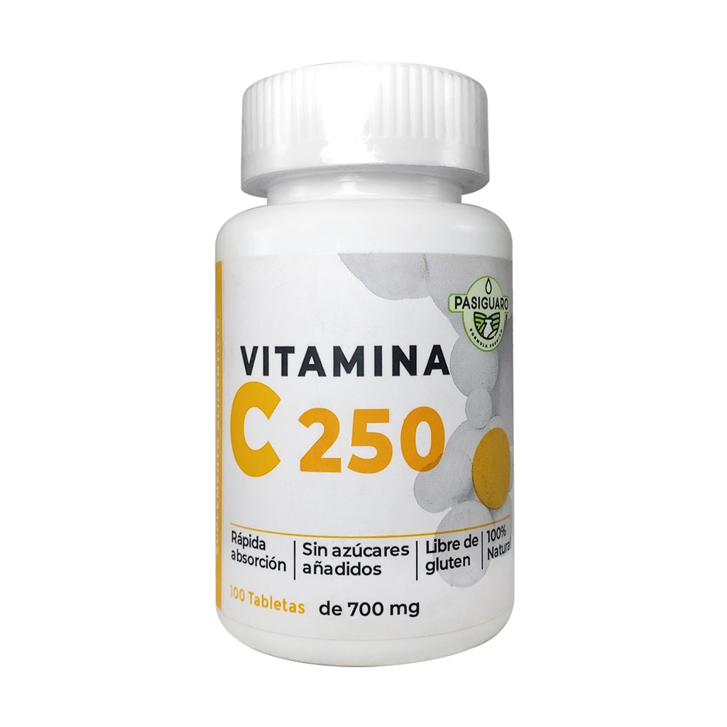 VITAMINA C-250 100 TABS PASIGUARO