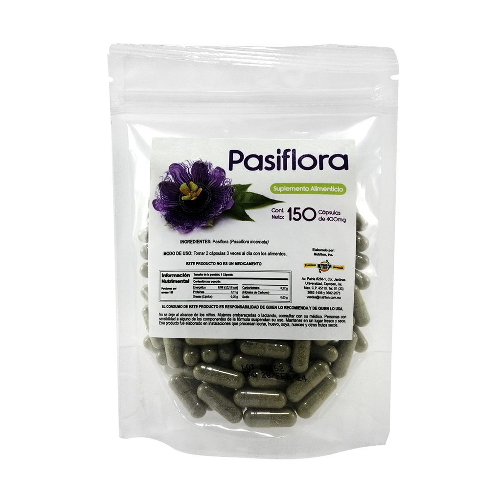 BOLSITA PASIFLORA 150 CAPS PASIGUARO