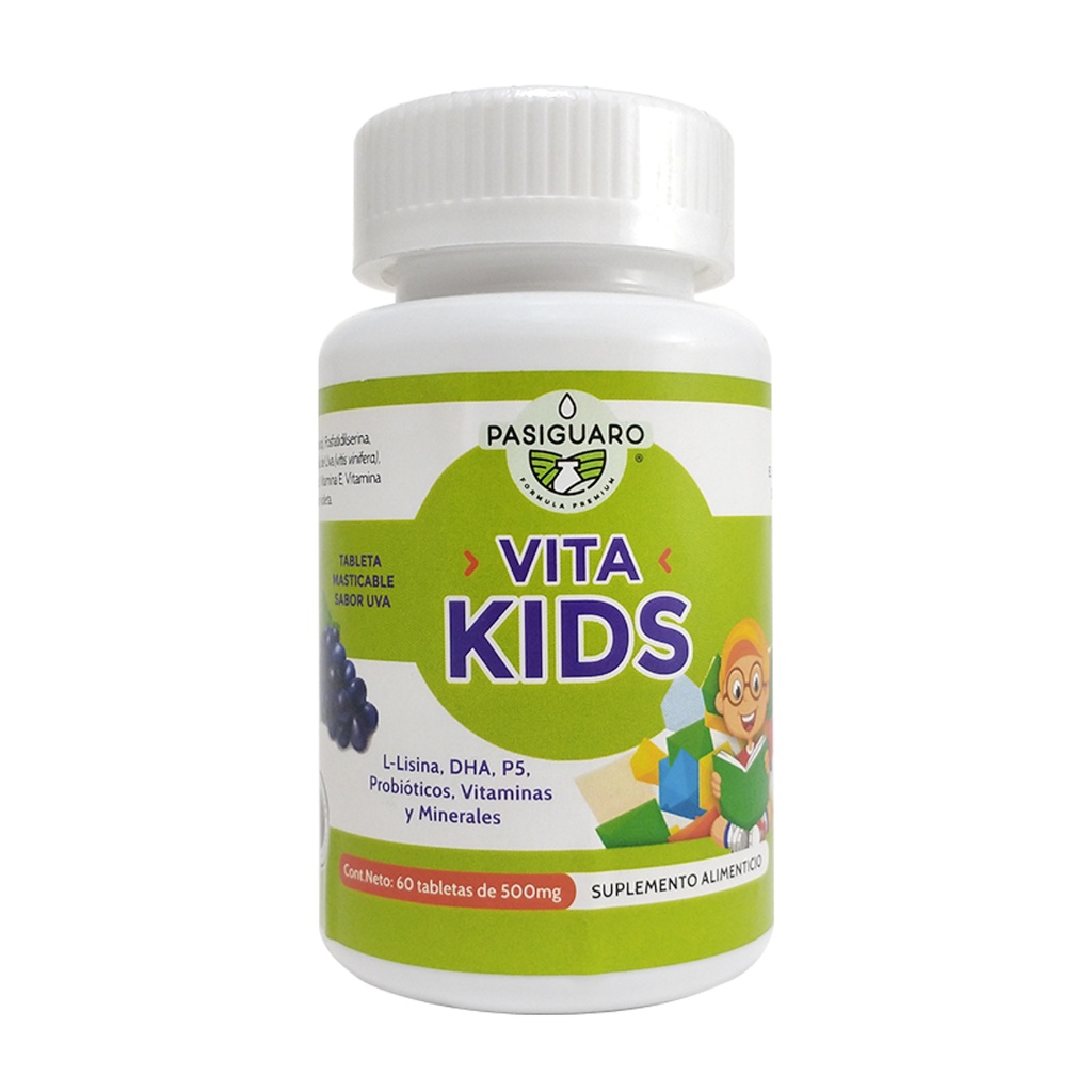 VITA KIDS UVA 60 TABS PASIGUARO