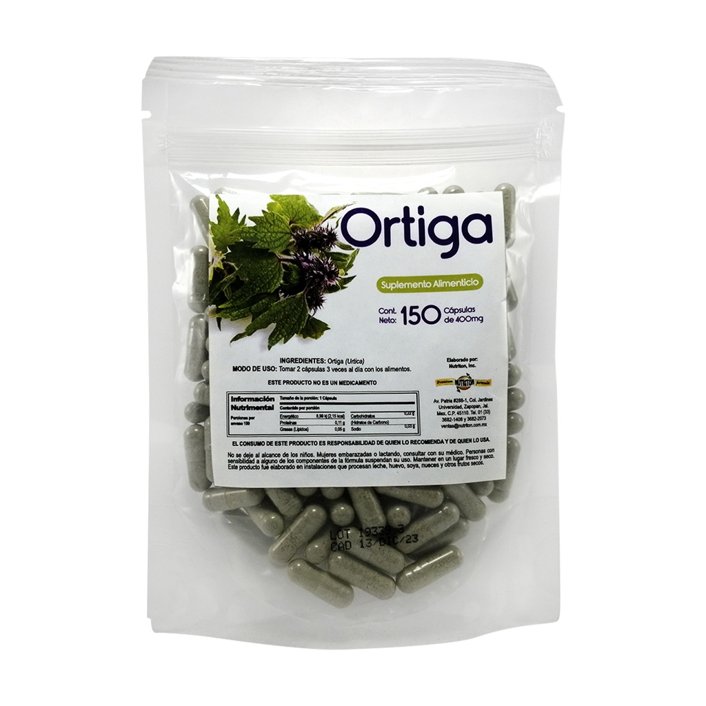 ORTI CAPS BOLSA 150 CAPS 400 MG PASIGUARO