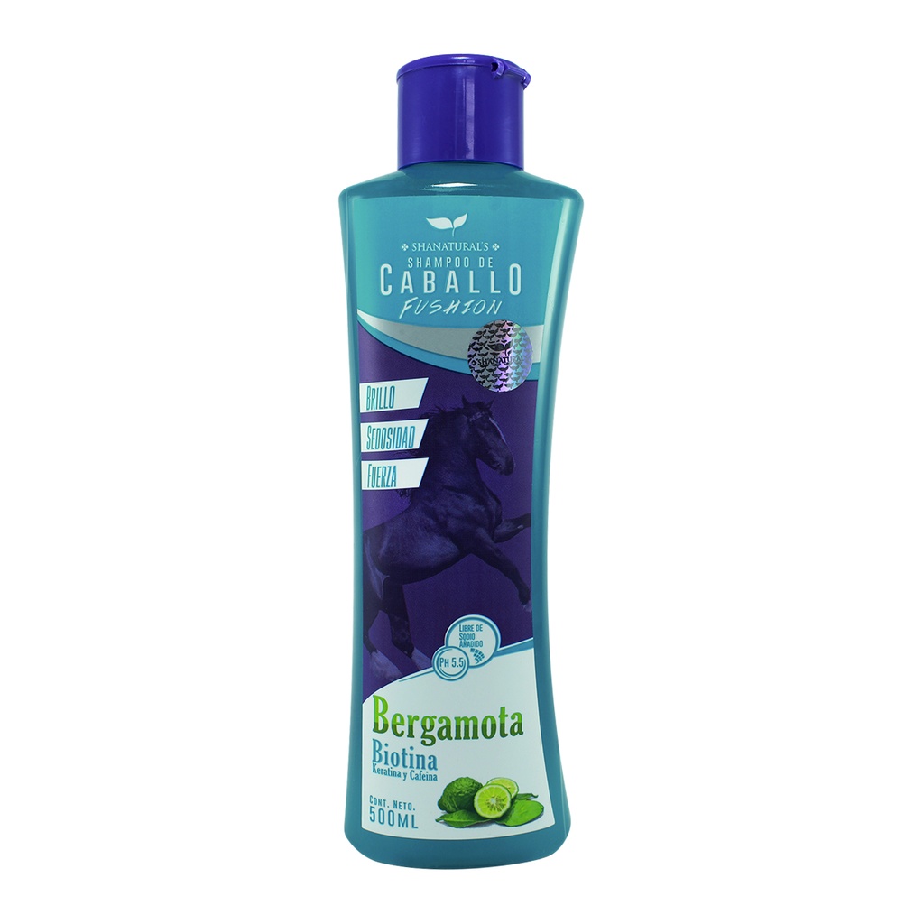 SHAMPOO FUSHION BERGAMOTA 500 ML SHANATURALS