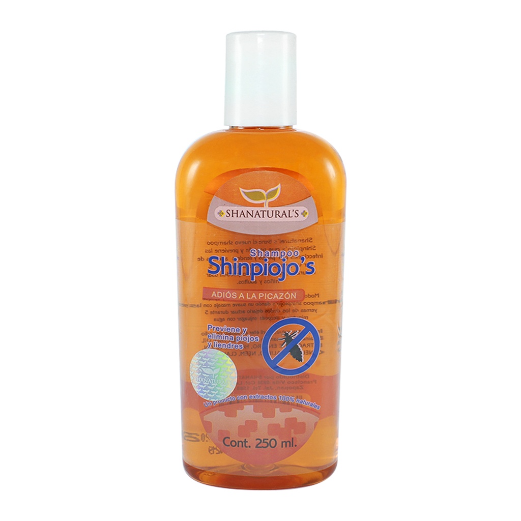 SHAMPOO SIN PIOJOS 250 ML SHANATURALS
