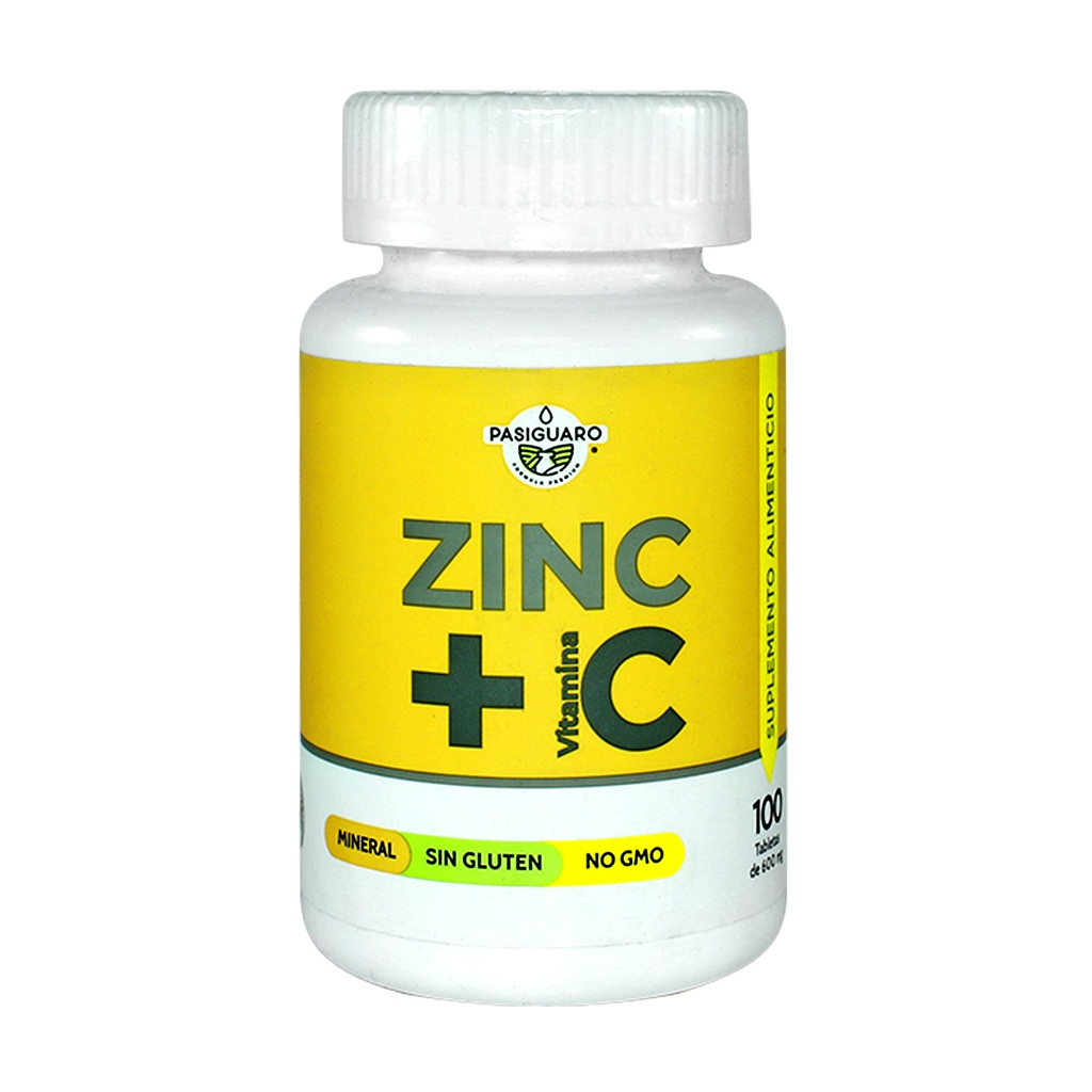 ZINC + VITAMINA C 60 TABS PASIGUARO