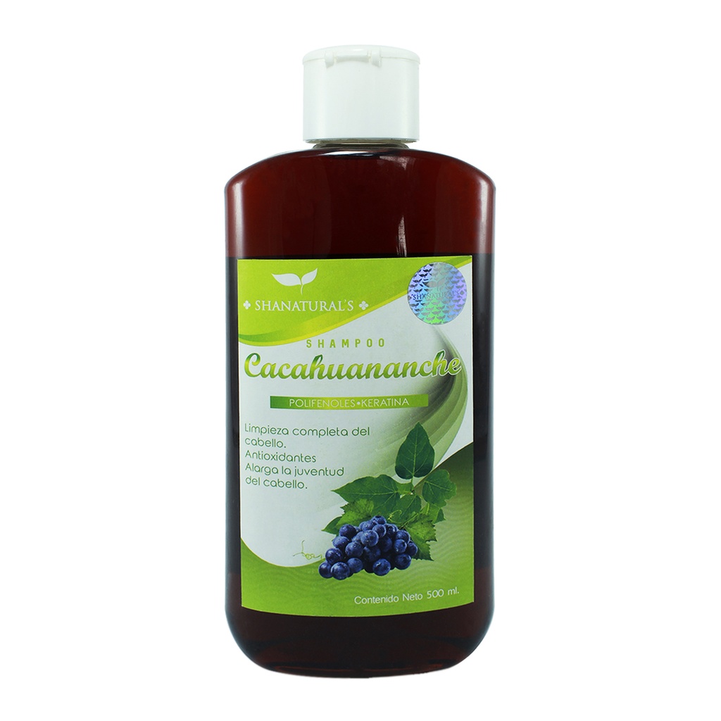 SHAMPOO DE CACAHUANANCHE 500 ML SHANATURALS