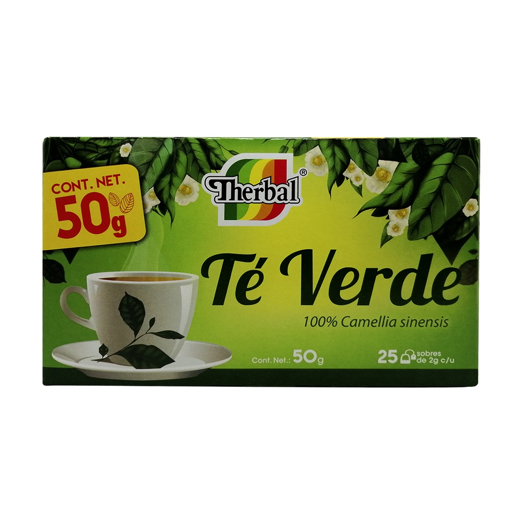 TÉ VERDE 25 SOBRES THERBAL