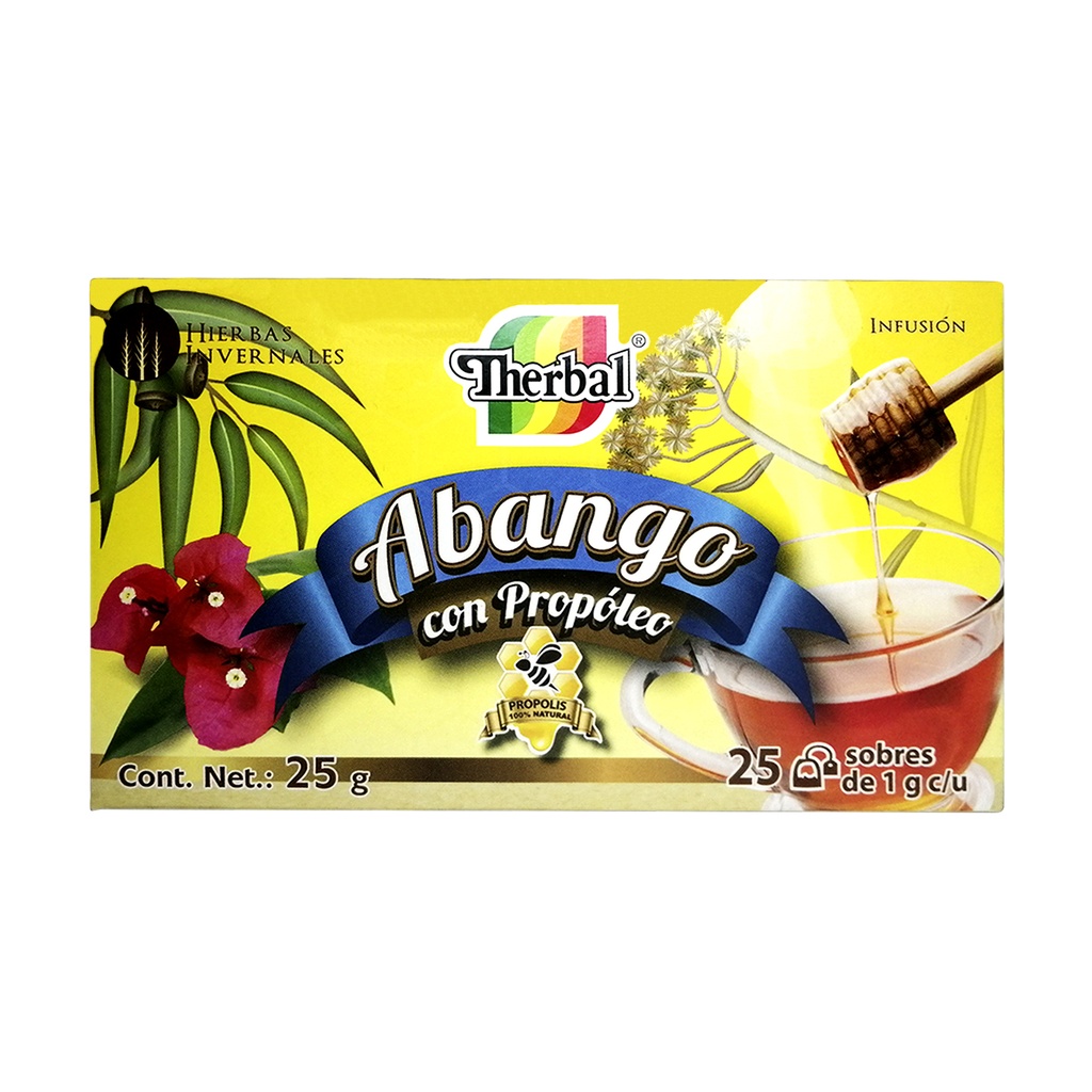 TÉ ABANGO CON PROPÓLEO 25 SOBRES THERBAL
