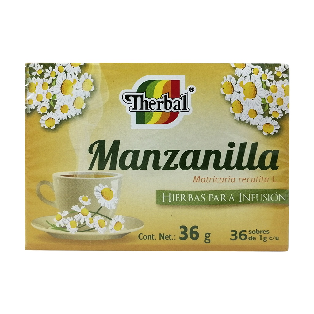 TÉ MANZANILLA 36 SOBRES THERBAL