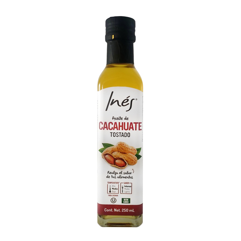 ACEITE DE CACAHUATE TOSTADO 250 ML INES