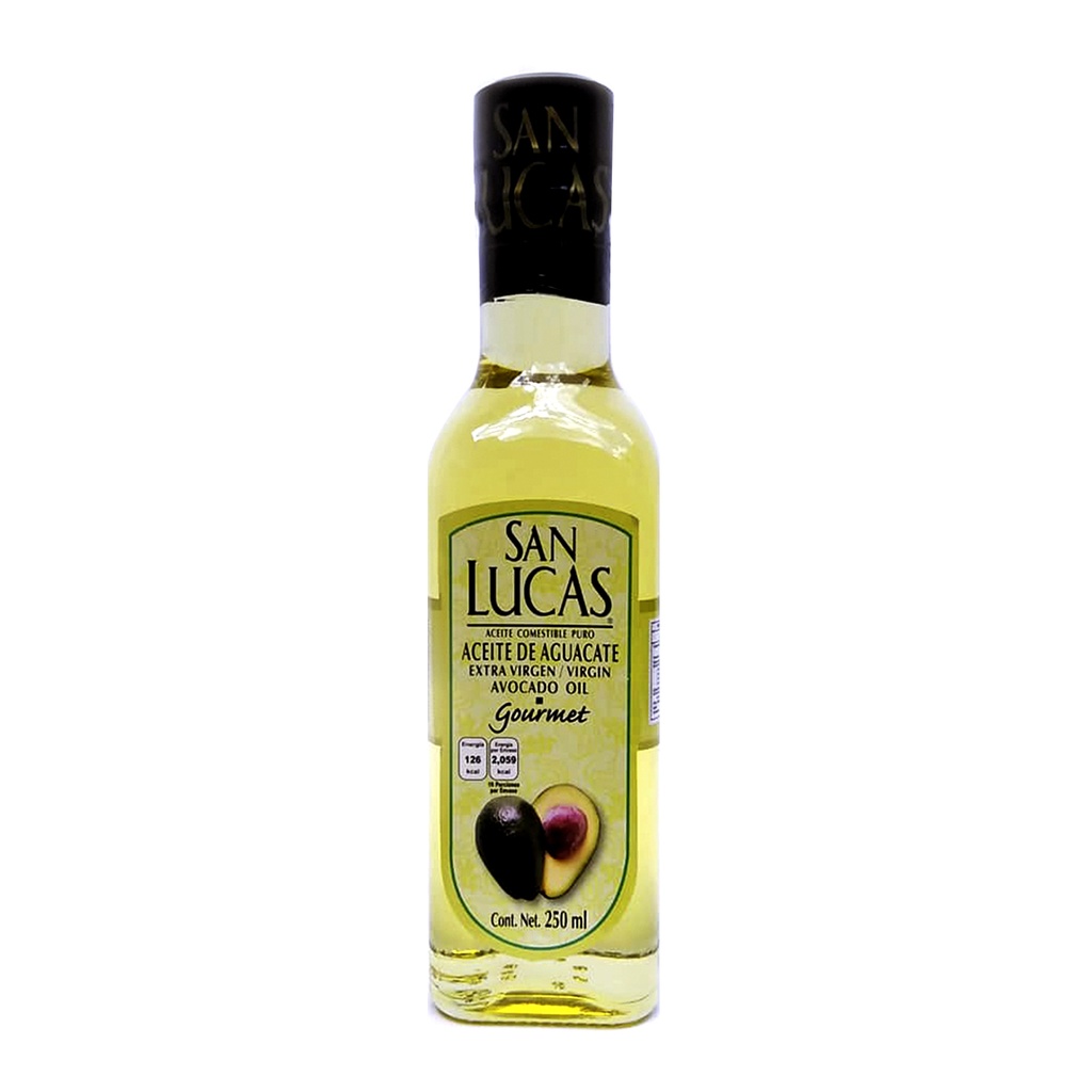 ACEITE DE AGUACATE EXTRA VIRGEN 250 ML SAN LUCAS