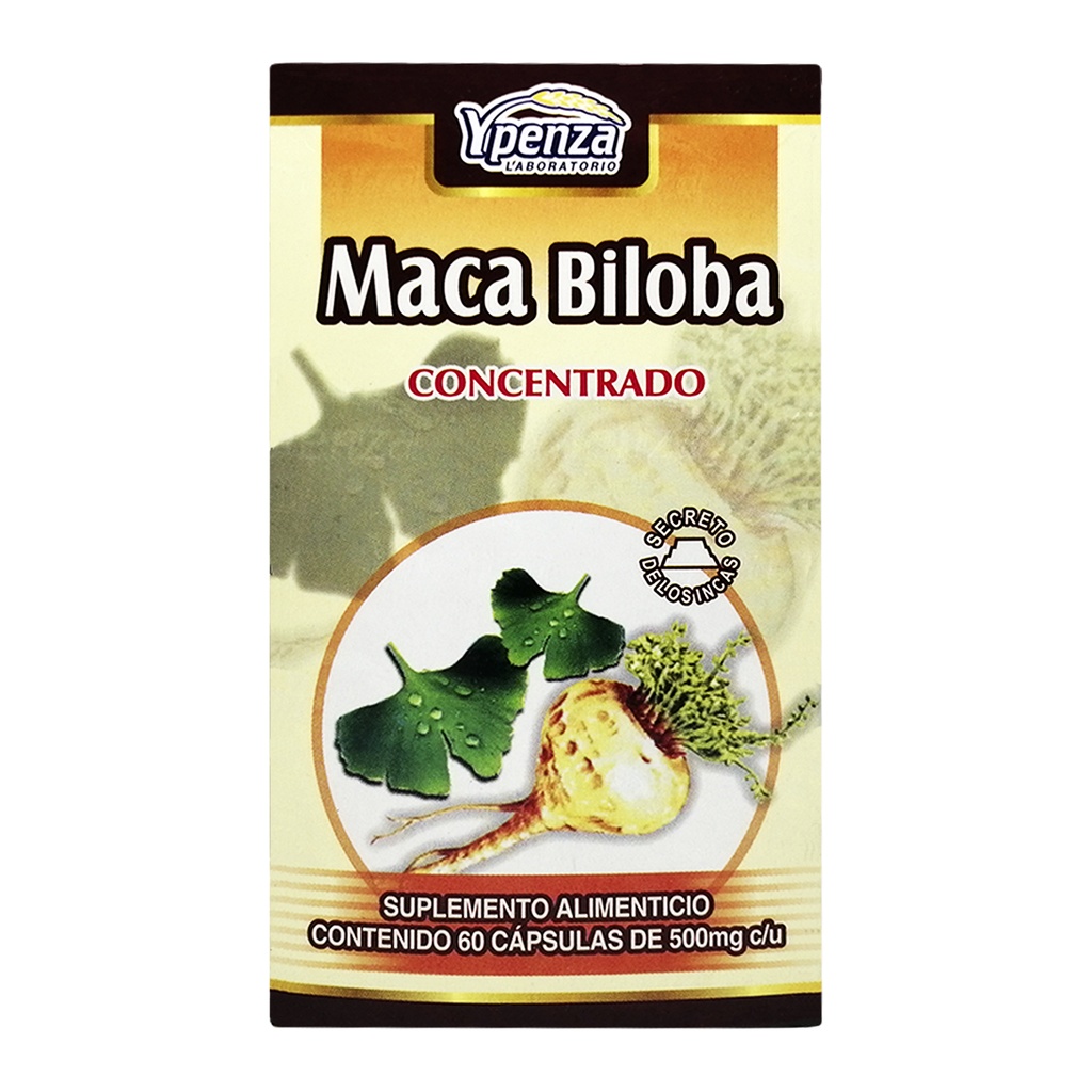 MACA BILOBA 60 CAPS YPENZA
