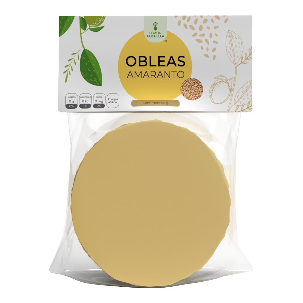 OBLEA ATUNERA DE AMARANTO 55 GRS LEMON COCHELLA