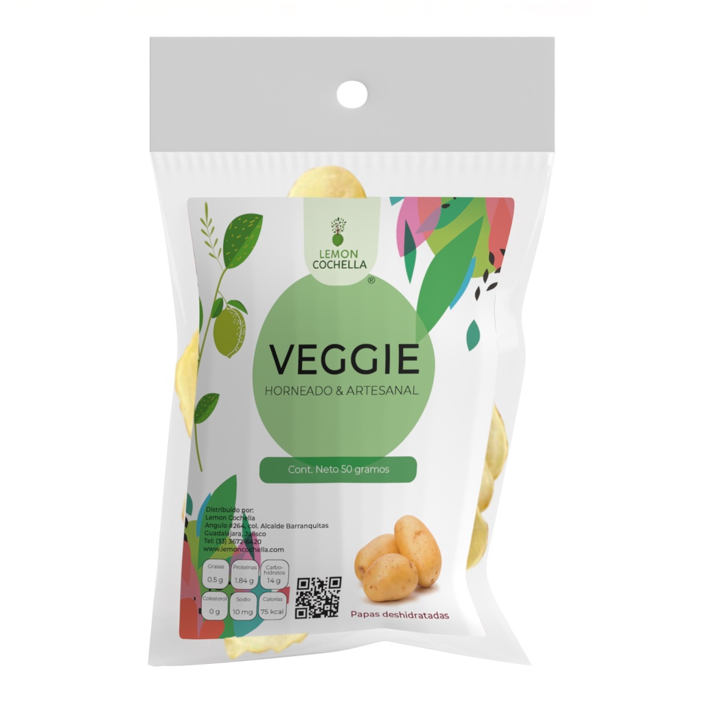 PAPAS DESHIDRATADAS 50 GRS LEMON COCHELLA