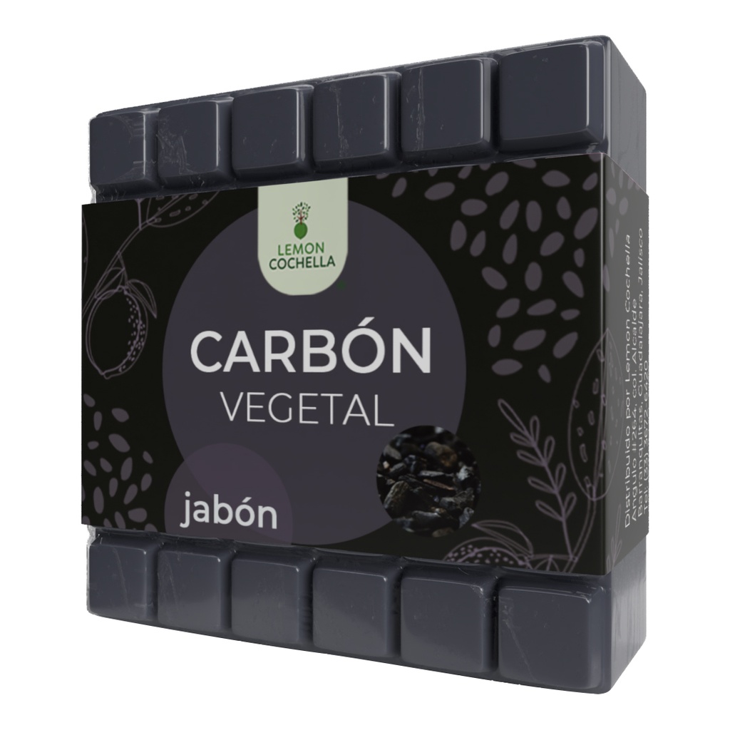 JABÓN CARBÓN VEGETAL LEMON COCHELLA
