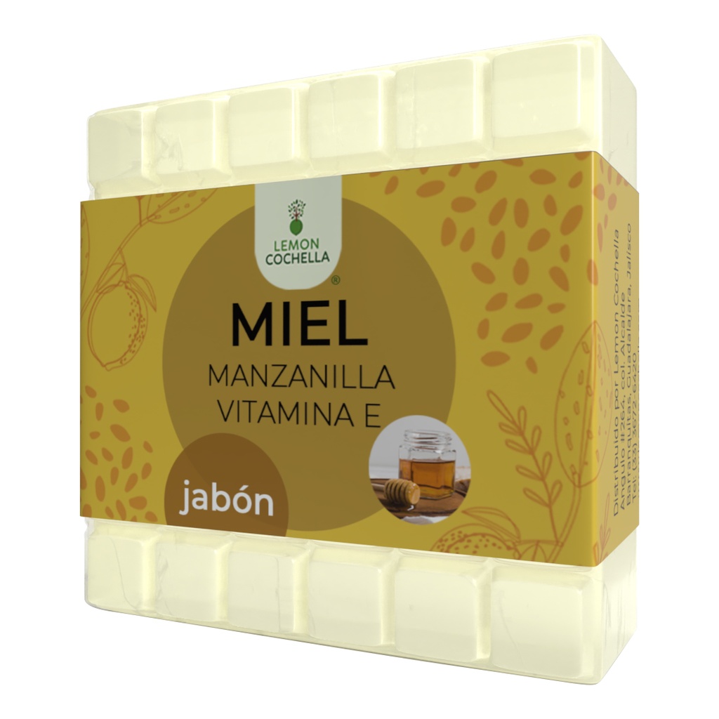 JABÓN MIEL MANZANILLA Y VIT E LEMON COCHELLA