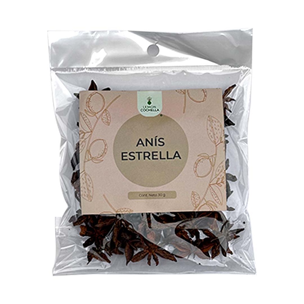 TÉ ANÍS ESTRELLA 30 GRS BOLSITA LEMON COCHELLA