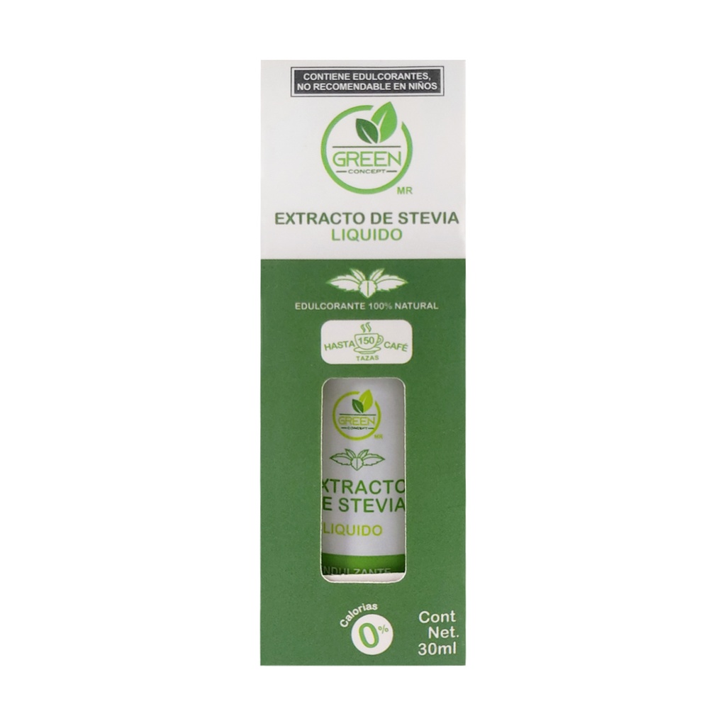 EXTRACTO DE STEVIA 30 ML GREEN CONCEPT