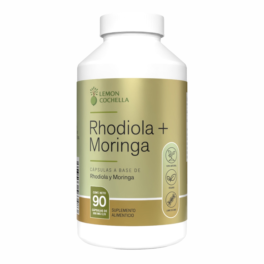 RHODIOLA CON MORINGA 90 CAPS LEMON COCHELLA