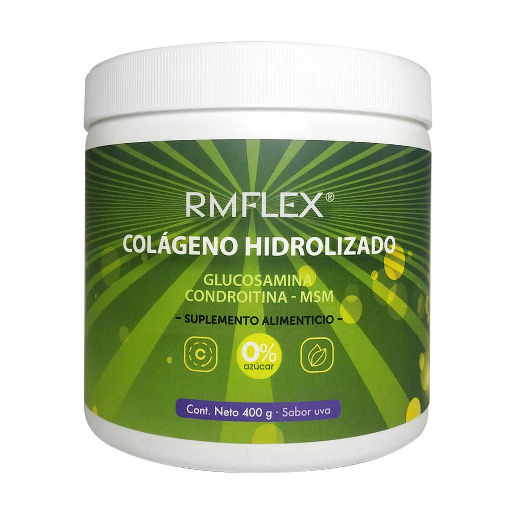 COLÁGENO HIDROLIZADO UVA 400 GRS RM FLEX