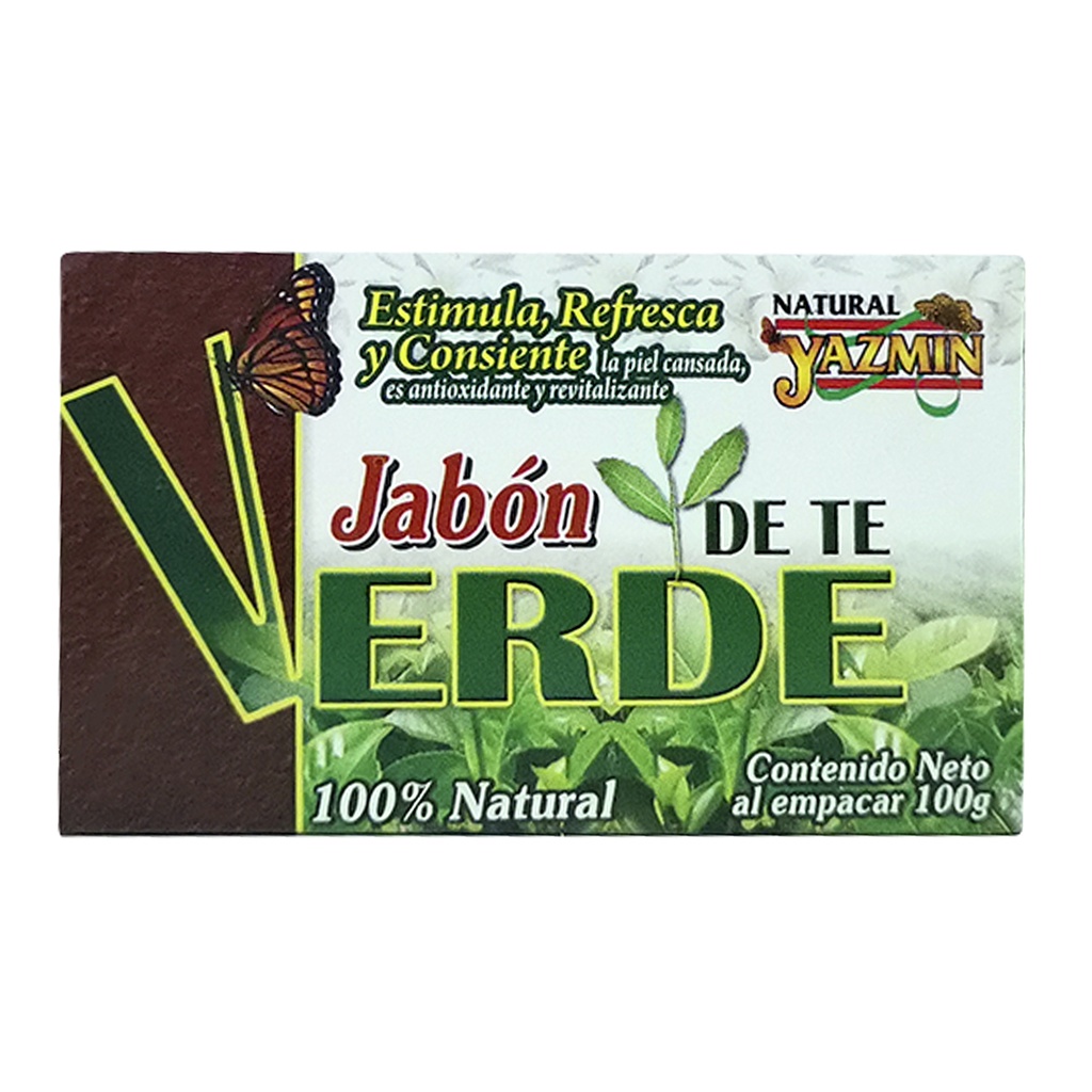 JABÓN TÉ VERDE 100 GRS YAZMIN