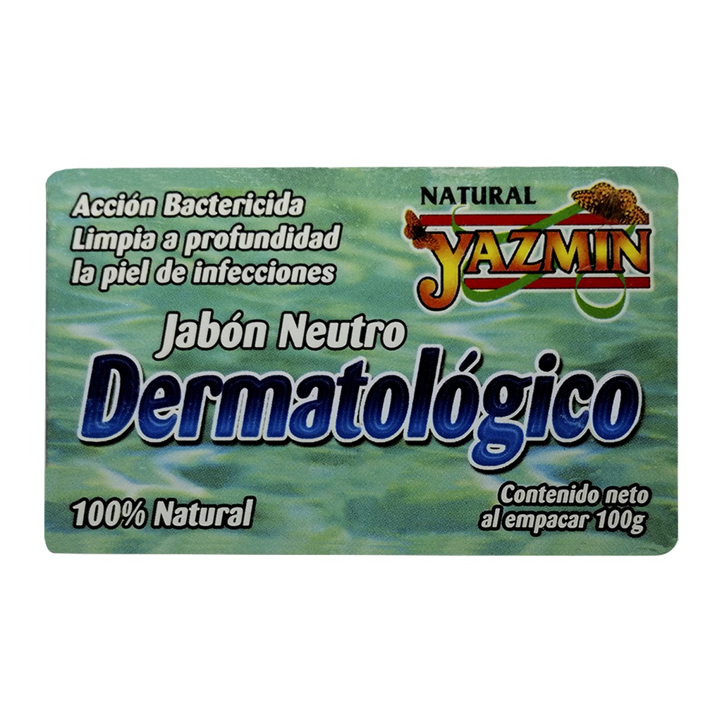JABÓN DERMATOLÓGICO 100 GRS YAZMIN
