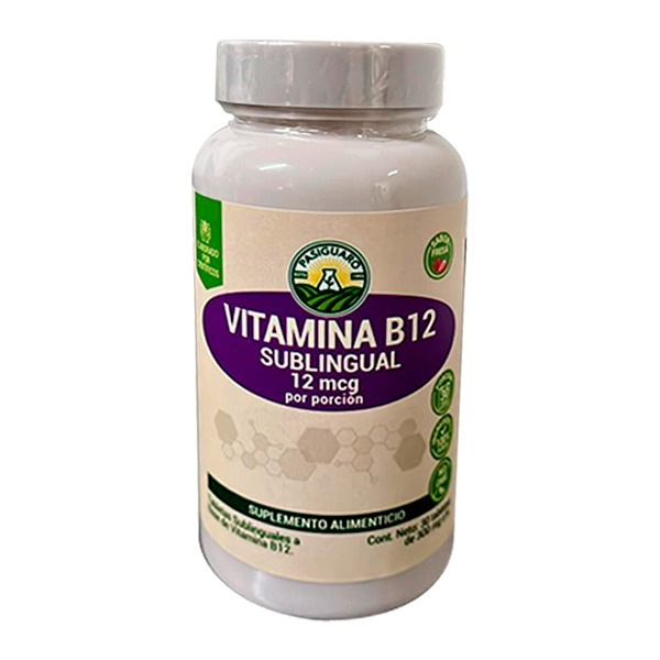 VITAMINA B12 30 TABS PASIGUARO