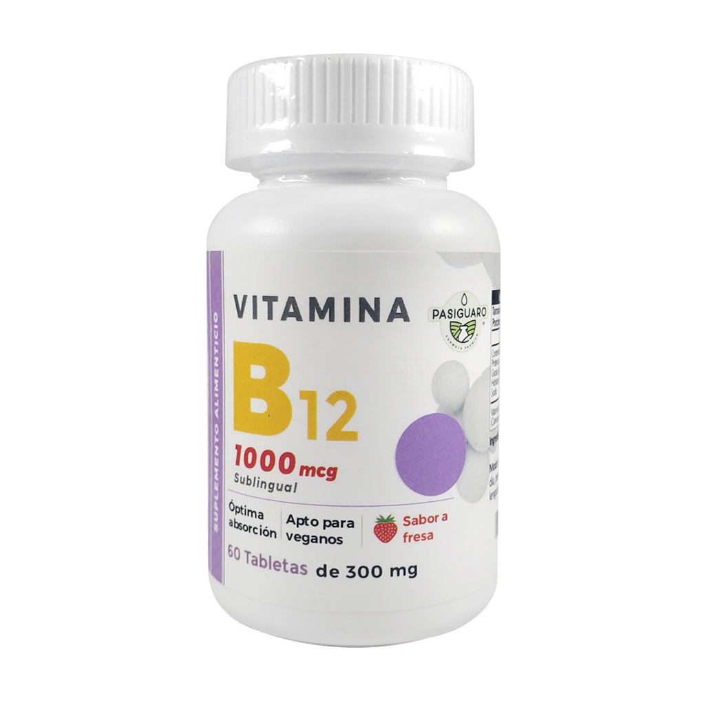 VITAMINA B12 60 TABS PASIGUARO
