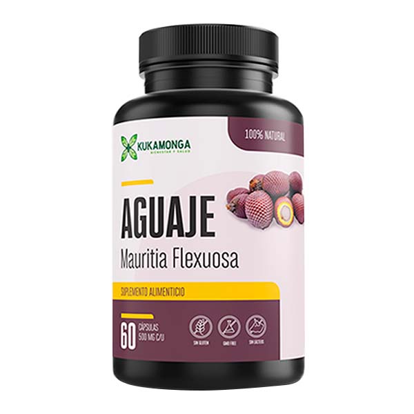 AGUAJE MAURITIA FLEXUOSA 60 CAPS KUKAMONGA