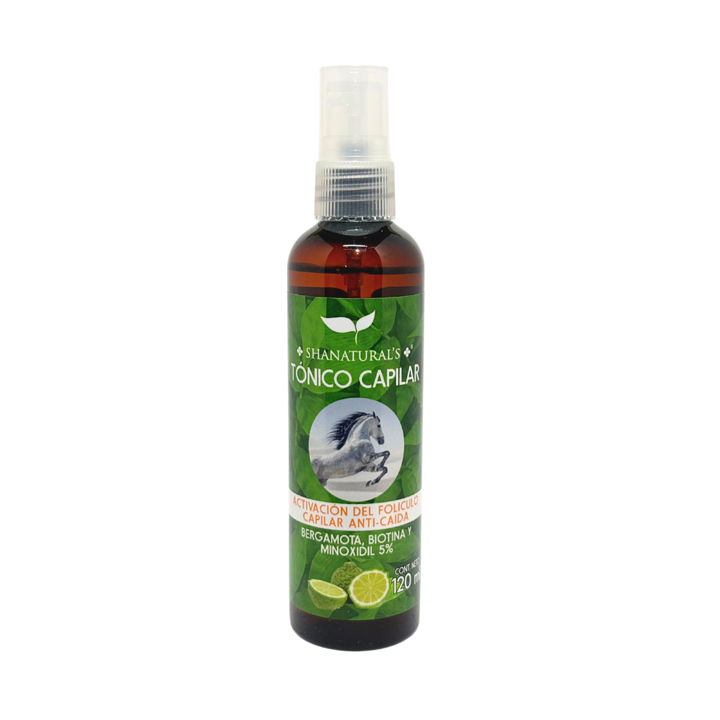 TONICO CAPILAR MINOXIDIL 5%  120 ML SHANATURALS
