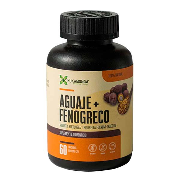 AGUAJE + FENOGRECO 60 CAPS KUKAMONGA