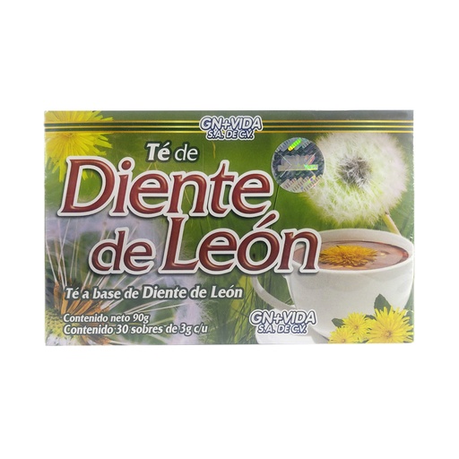 [1435] TÉ DIENTÉ DE LEÓN 30 SOBRES GN+VIDA