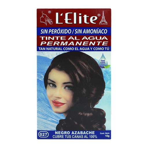 [0728] TINTE 027 NEGRO AZABACHE 1 PZA ELITE